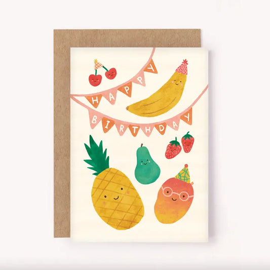 Fruit Party Birthday Card