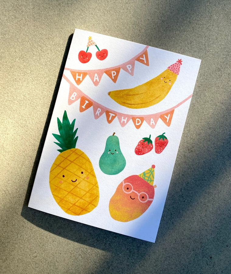 Fruit Party Birthday Card