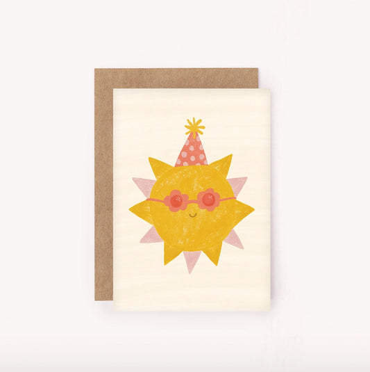 Sunshine Mini Card - Cute Greeting Card